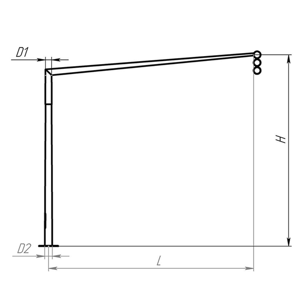 Стойка светофорная БелОпора ССКа-7