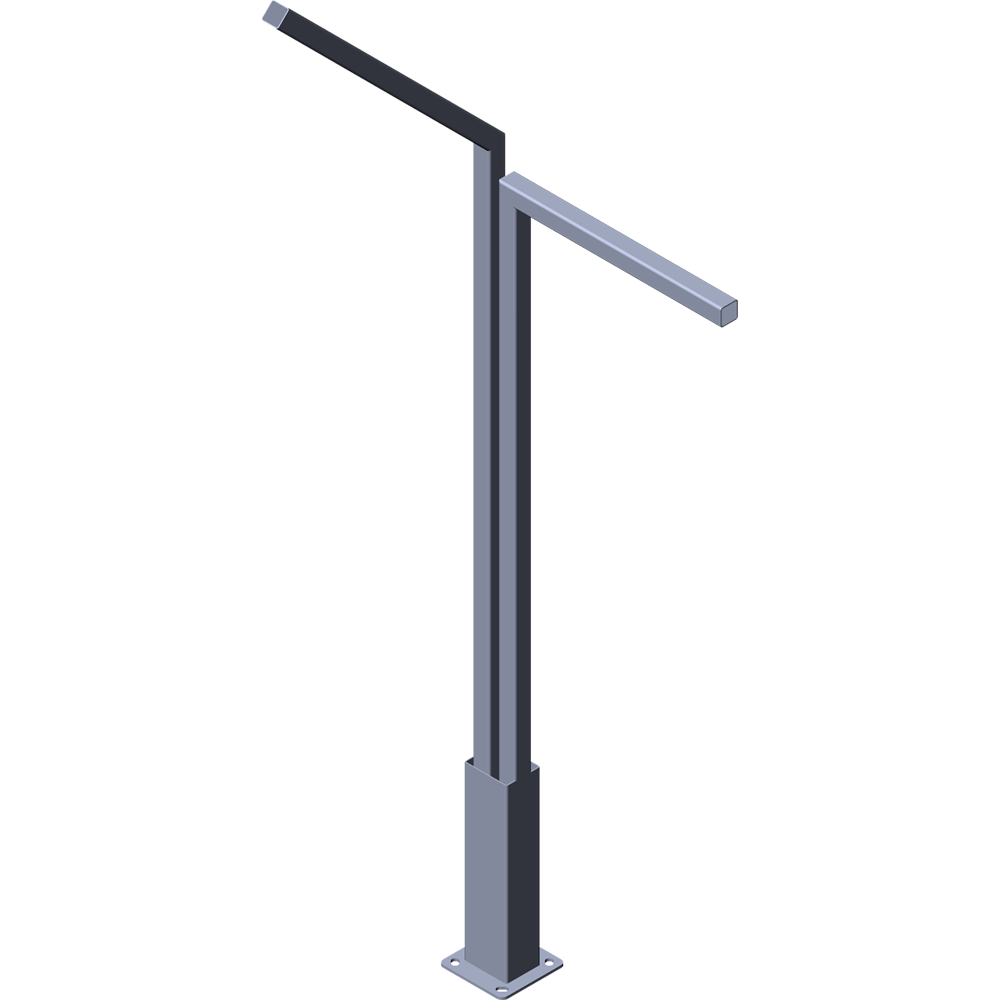 Опора освещения декоративная БелОпора ОМП Хайтек